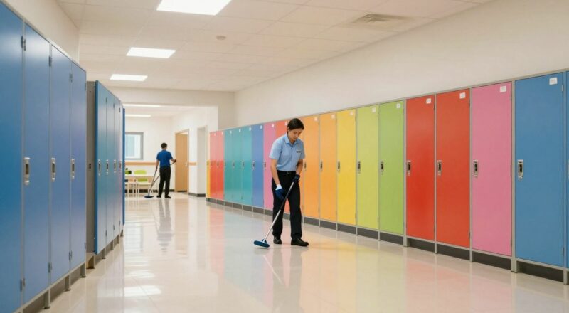 Nettoyage d'écoles : gérer les flux, les sanitaires et les vacances scolaires